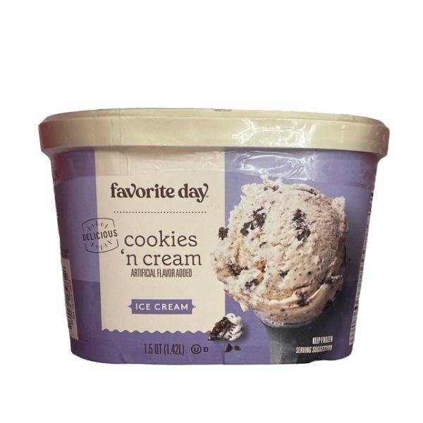 Favorite Day Ice Cream (cookies-cream)