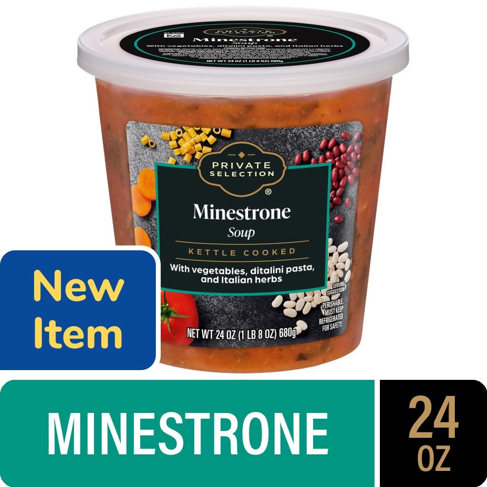 Private Selection Kettle Cooked Minestrone Soup (24 oz)