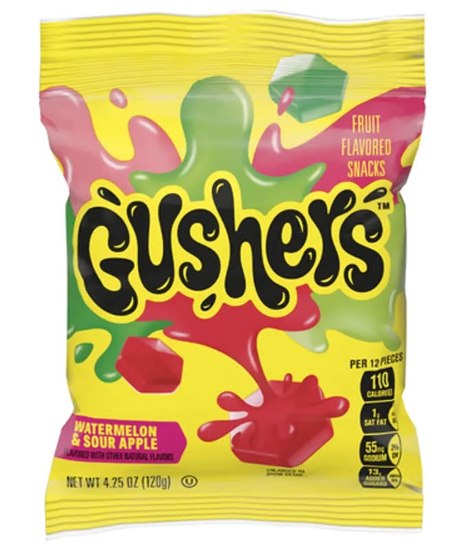 Gushers Watermelon & Sour Apple Fruit Flavored Snacks
