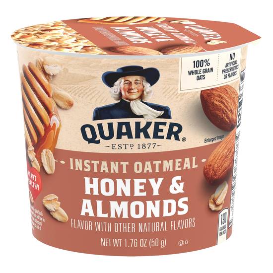 Quaker Instant Oatmeal (honey & almonds)