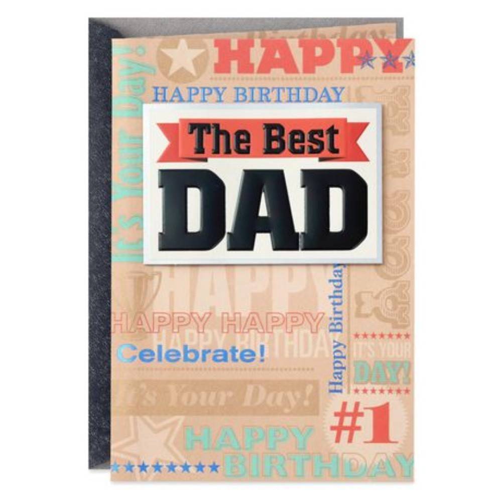 Hallmark Birthday Card For Dad (1 unit)