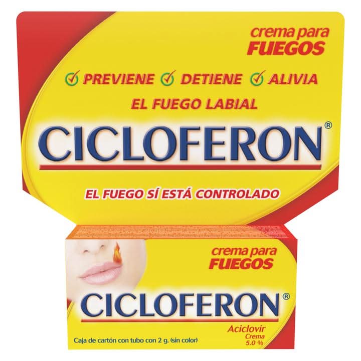 Liomont · Cicloferon aciclovir crema 5.0%
