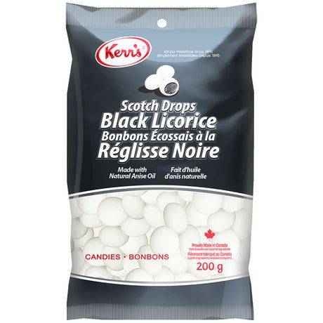 Kerr's Black Licorice Scotch Drops (200g)