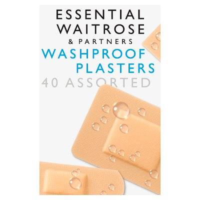 Waitrose Essential Washproof Plasters (40ct)