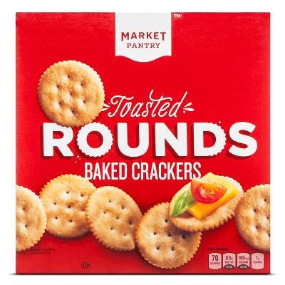 Market Pantry Toasted Crackers 13.7oz - Tm