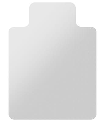 Staples Carpet Chair Mat with Lip, 36 x 48, Designed for Flat-Pile Carpet, Clear (ST17346)