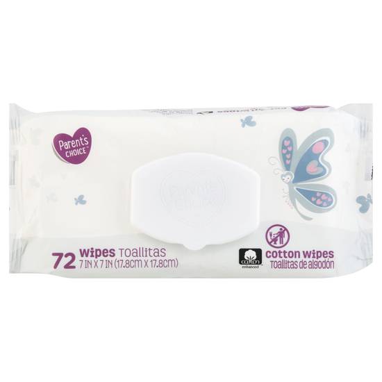 Parent's choice discount cotton wipes