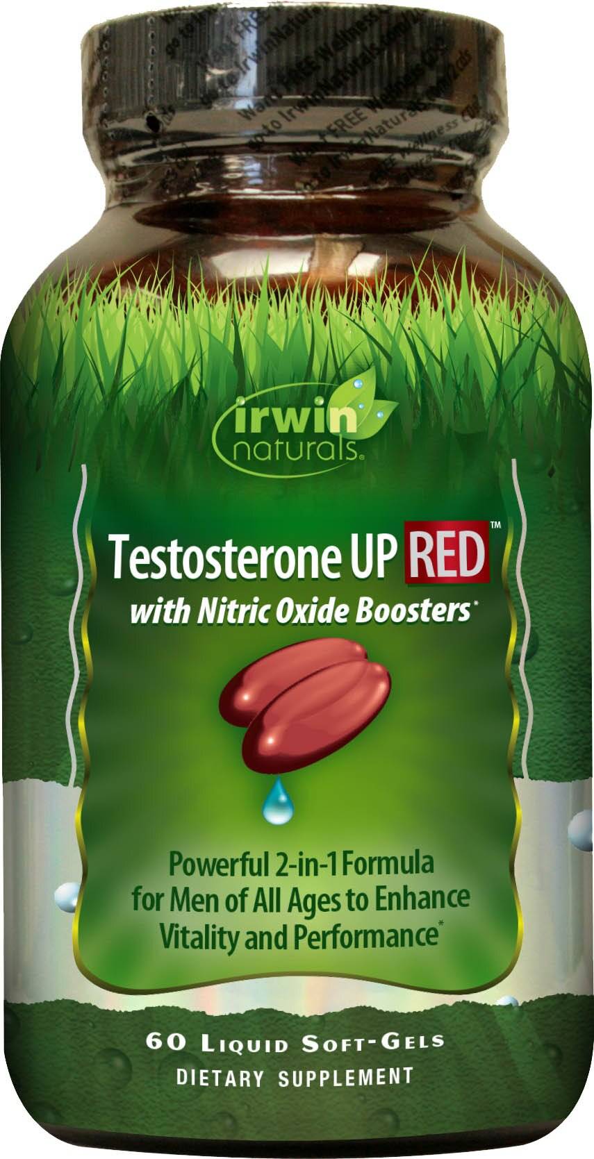 Irwin Naturals Testosterone Up Red Plus Bioperine Softgels, 60Ct