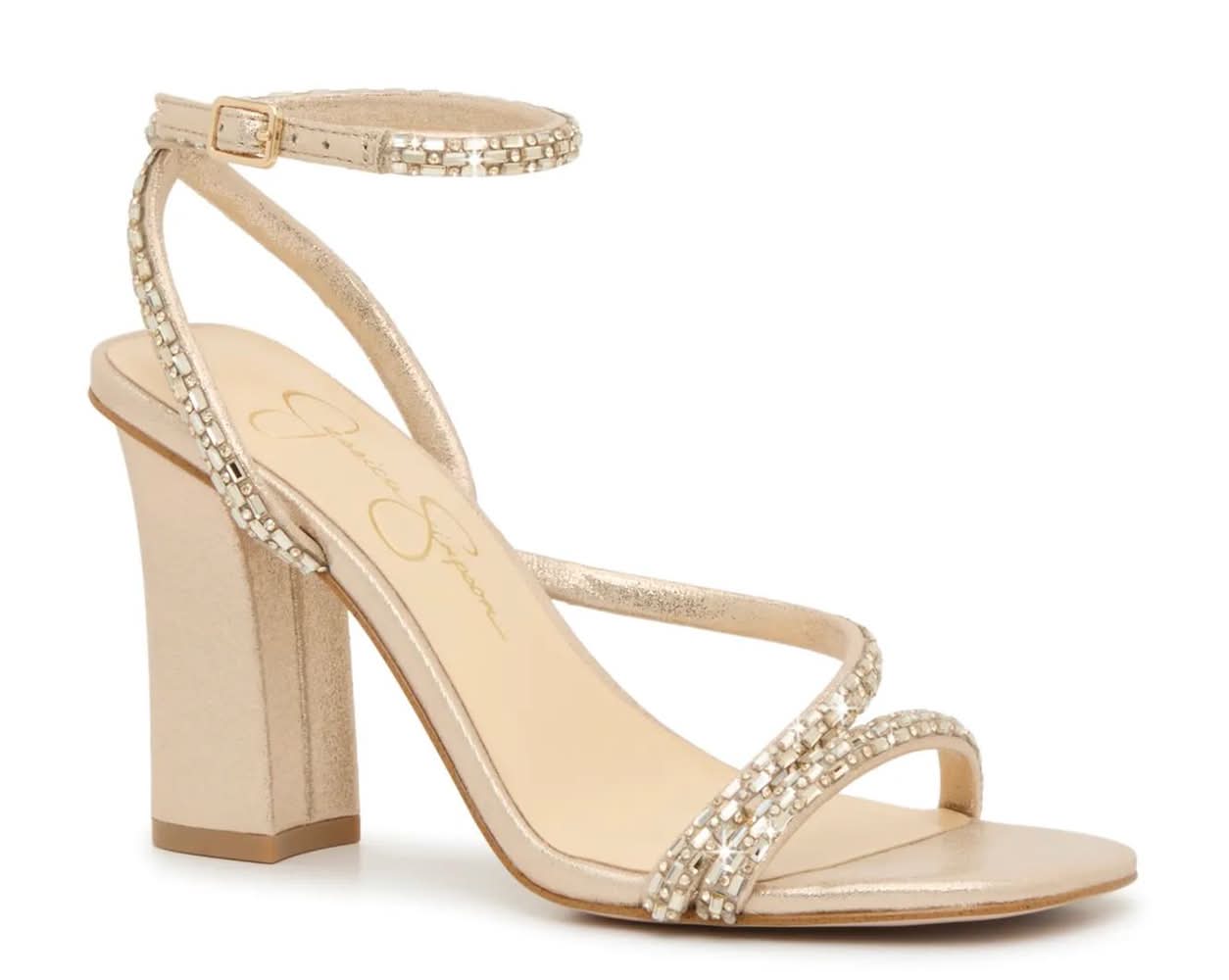 Jessica Simpson Yumie Sandal (Gold Medium - 6)