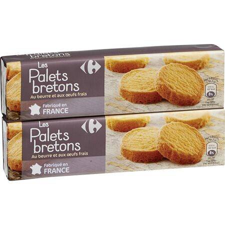 FID - Biscuits palets bretons CARREFOUR - le boite de 125g