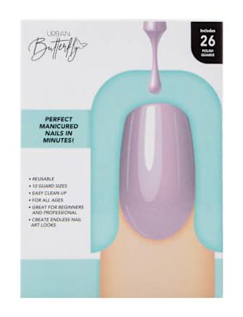 Urban Butterfly Reusable Polish Guards 26-Count