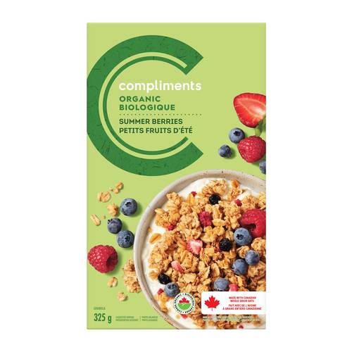 Compliments Organic Granola Summer Berries 325 g