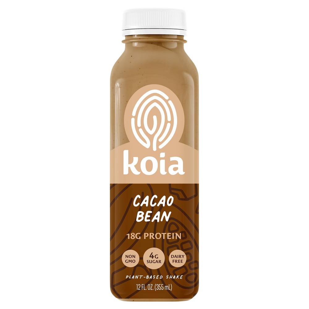 Koia Plant-Based Protein Drink, Cacao Bean (12 fl oz)