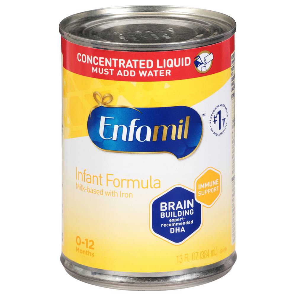 Enfamil Infant Formula Milk-Based Concentrated Liquid With Iron (13 fl oz)