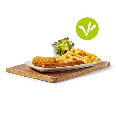 Vega kroket/frikandel menu
