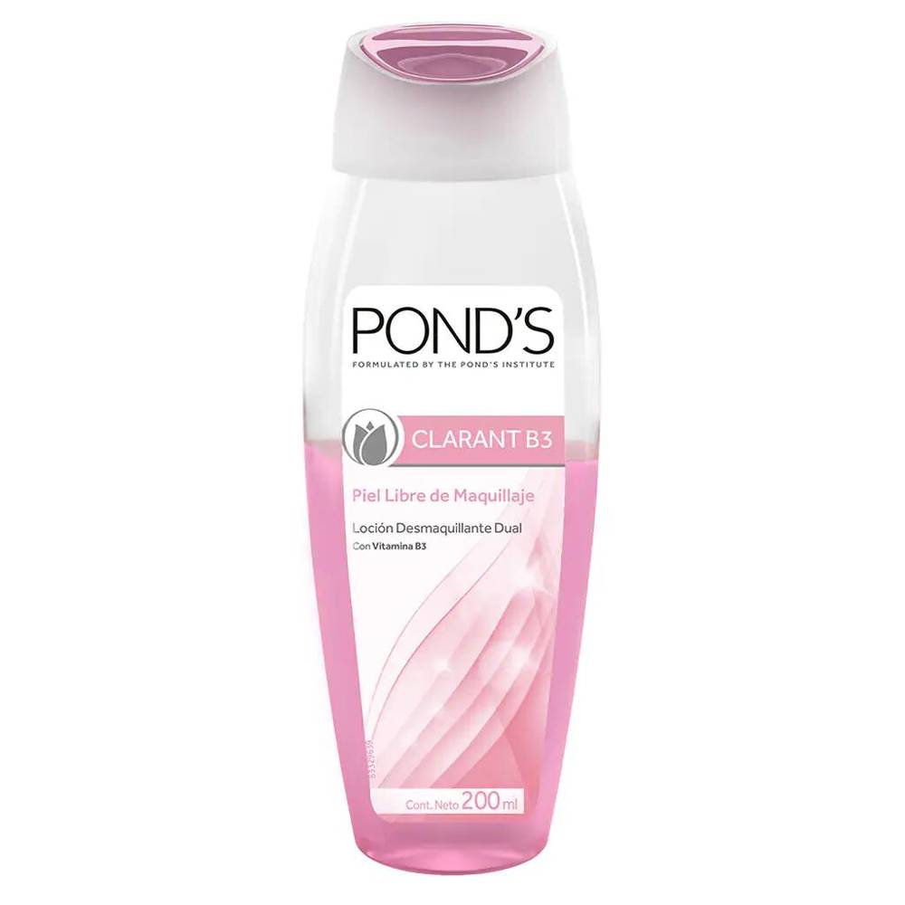 Pond's loción desmaquillante dual clarant b3