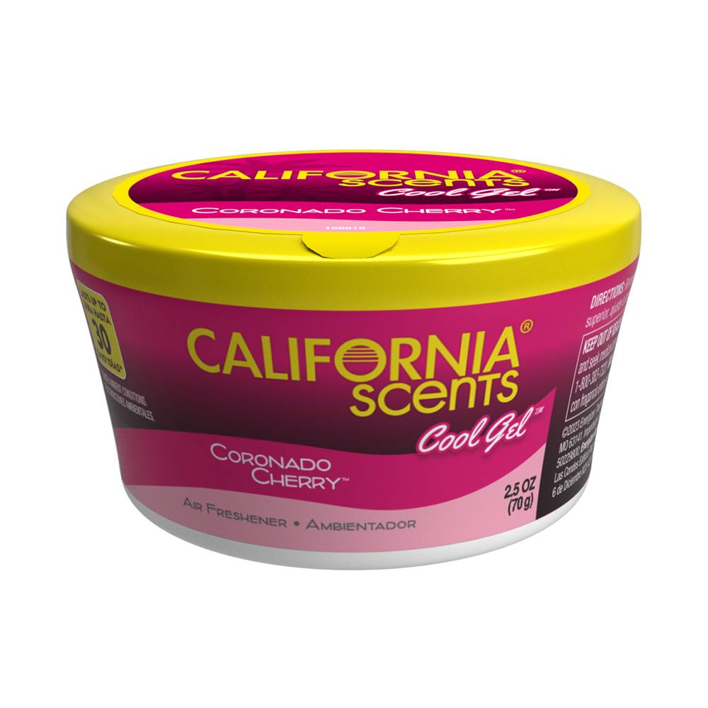 California scents aromatizante en gel coronado cherry (bote 70 g)