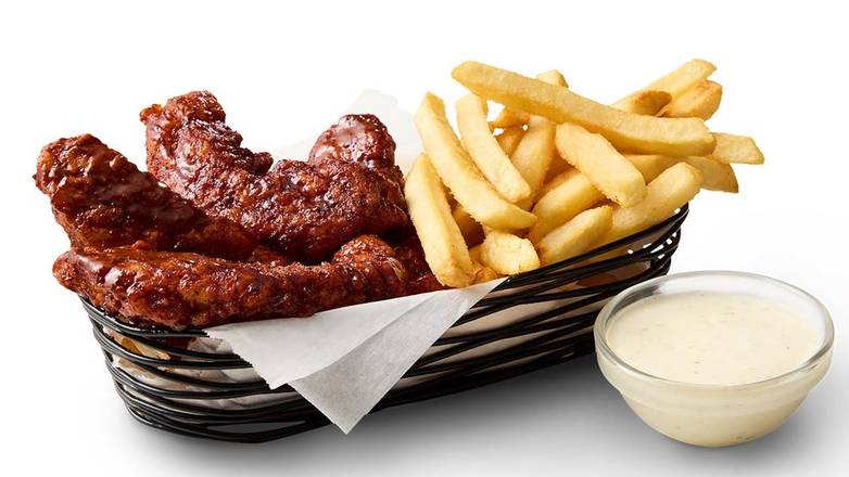 Nashville Hot Tenders w/Fries Basket