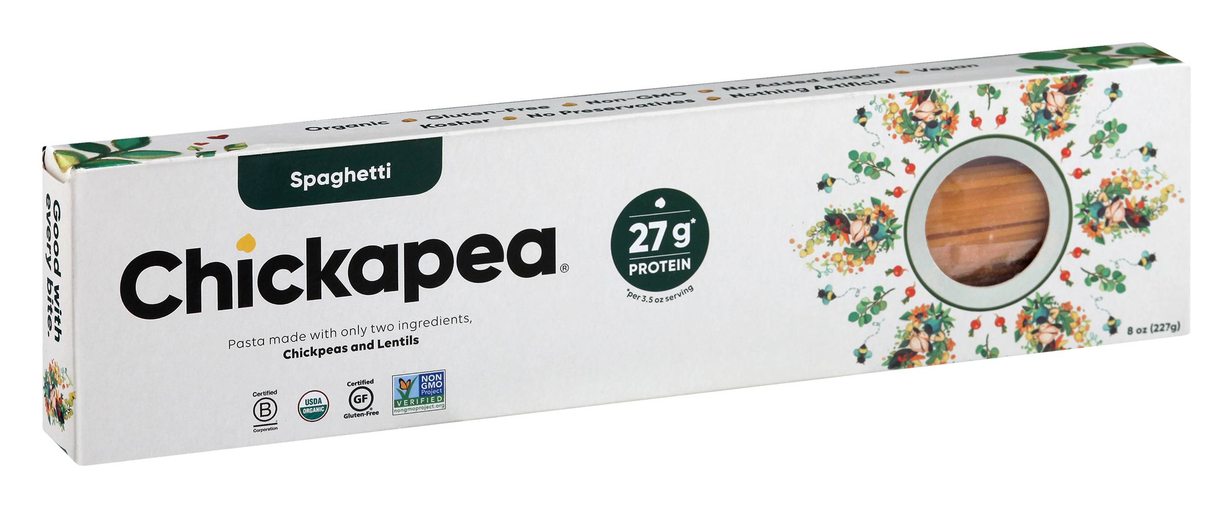 Chickapea Gluten Free Chickpea and Lentils Spaghetti Pasta (8 oz)