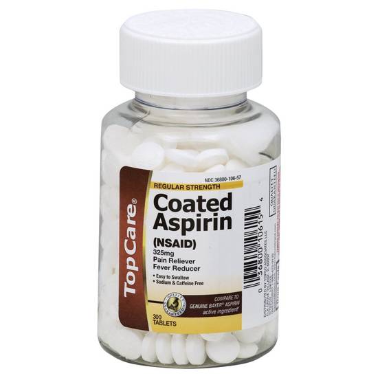 Topcare Pain Relief Coated Aspirin 325mg Tablets (300 ct)