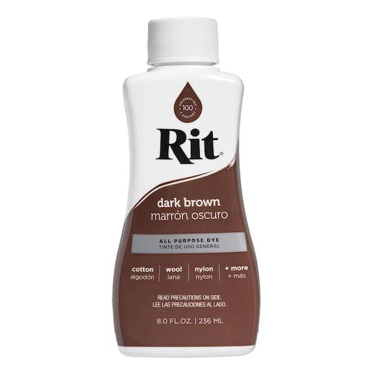 Rit Dark Brown Liquid Dye