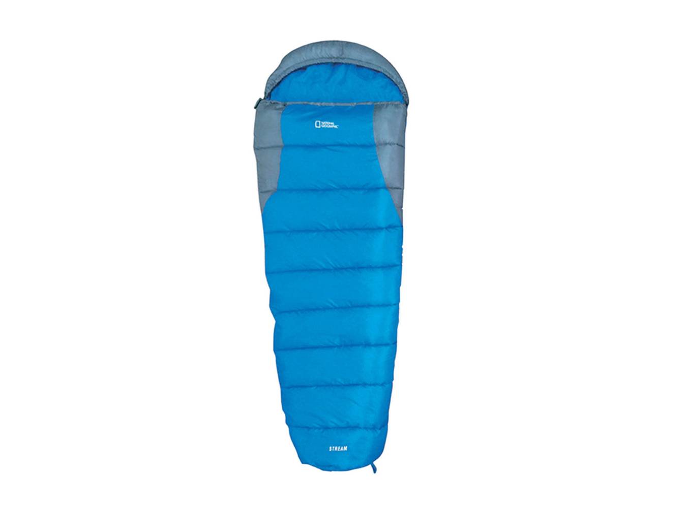 National geographic saco dormir momia 1,4 kg -3/15ºc stream azul (1 saco dormir momia, bolso compresor para el saco)