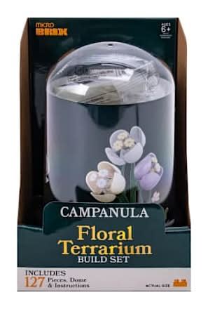 Micro Brix Floral Terrarium Building Blocks Set Campanula