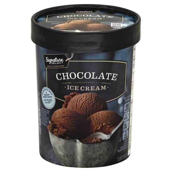 Signature Select Chocolate Flavored Ice Cream (1.5 quarts)