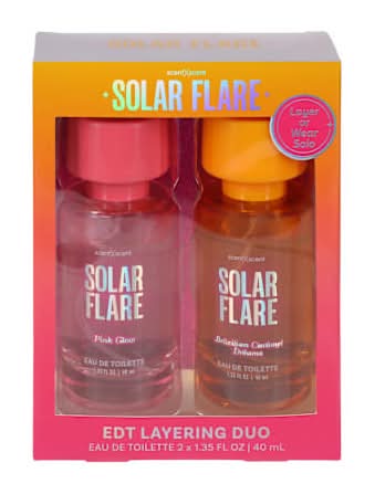 Solar Flare Eau De Toilette 2-Pack Brazilian Caramel Dreams/Pink Glow