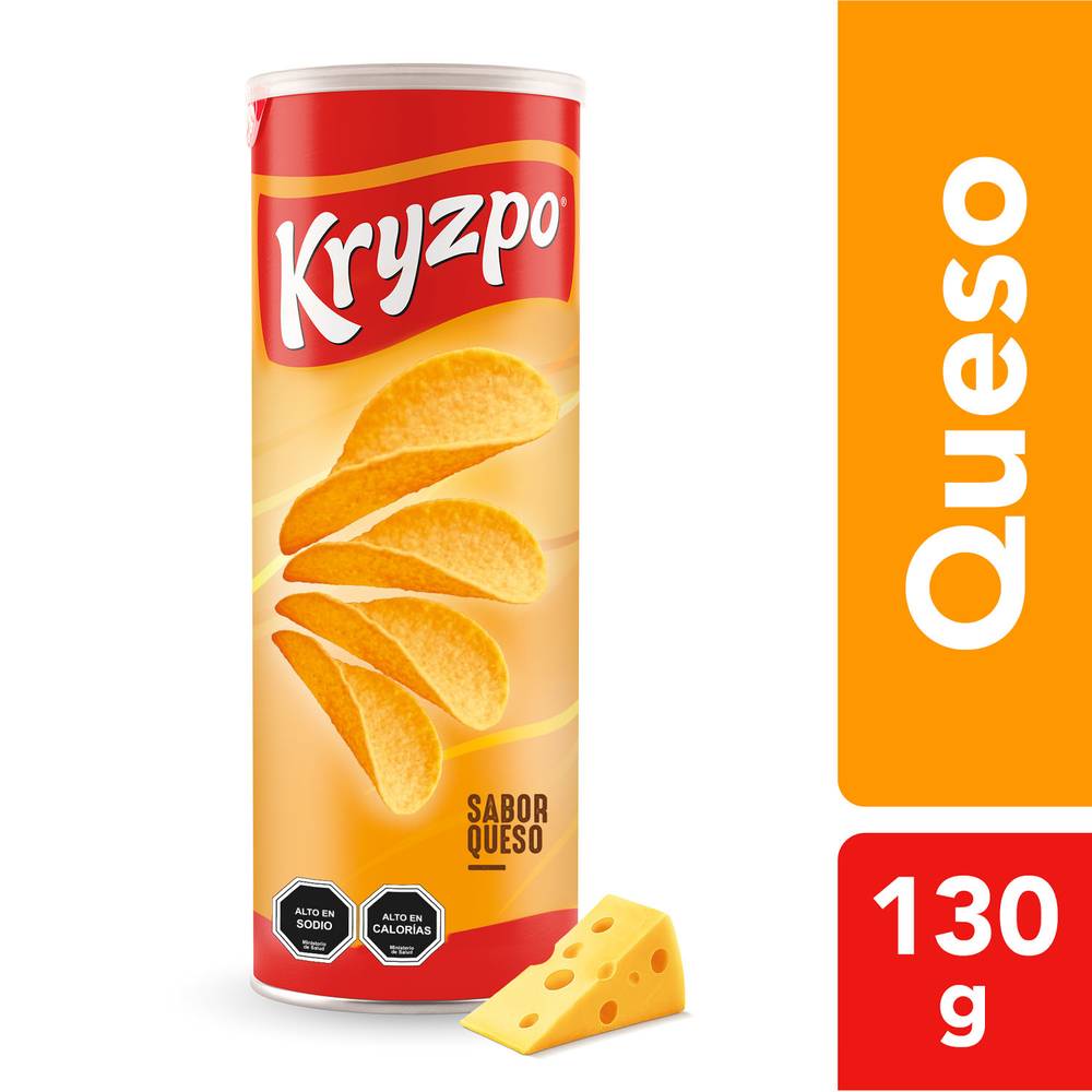 Kryzpo papas fritas sabor queso (tarro 130 g)