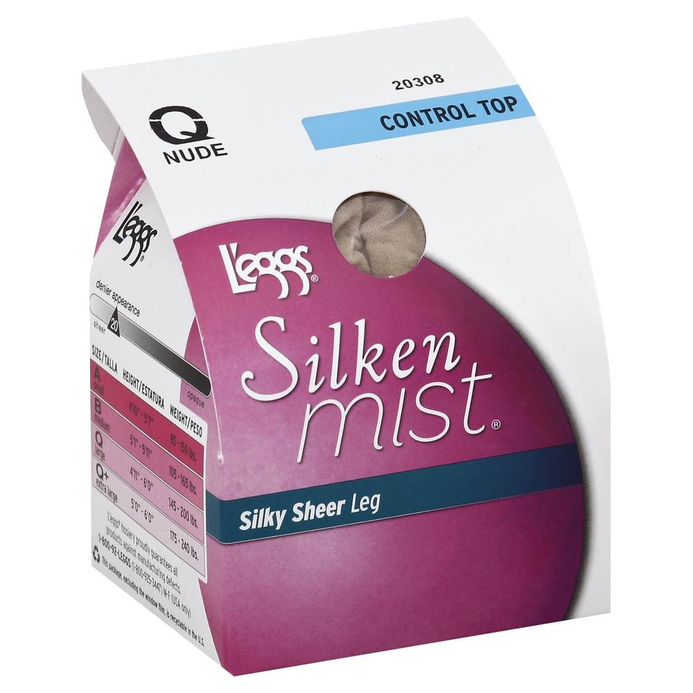 L'eggs Silken Mist Control Top Nude Pantyhose (1 ct)