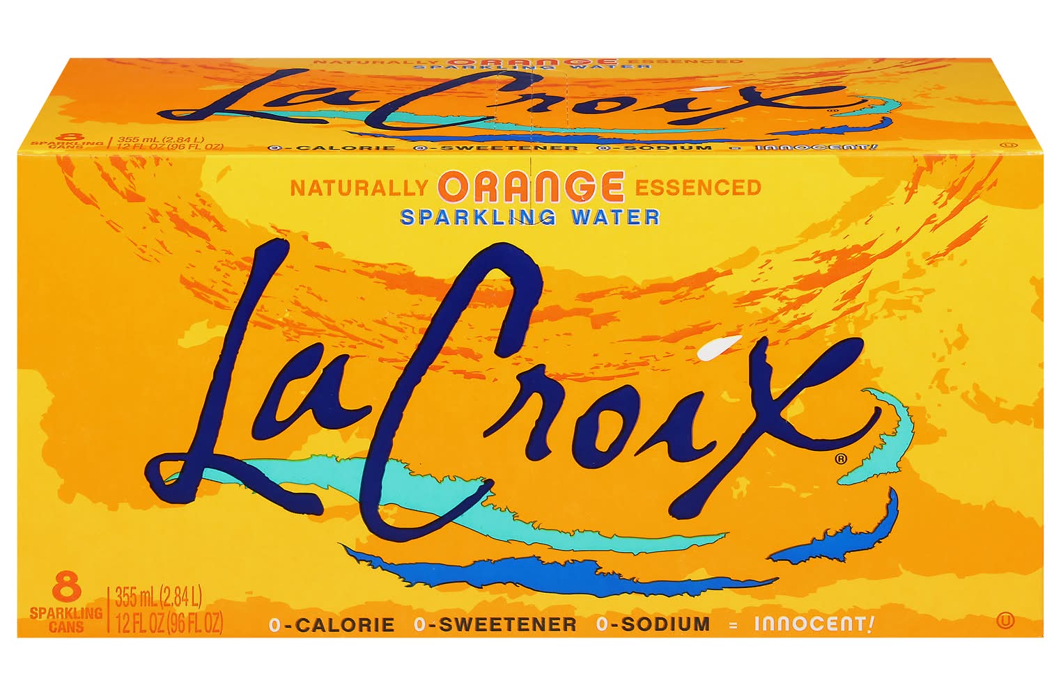 La Croix Sparkling Water, Orange (8 x 12 fl oz)