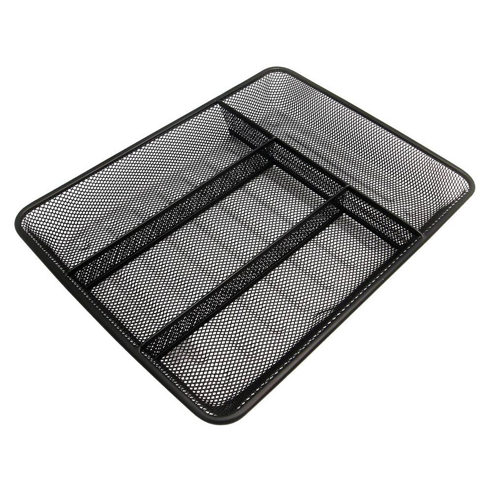 Home Basics Mesh Steel Cutlery Tray Delivery Near Me Order Online