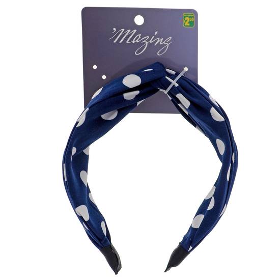 # Polka Dot Print With Knot Headband (34 g)