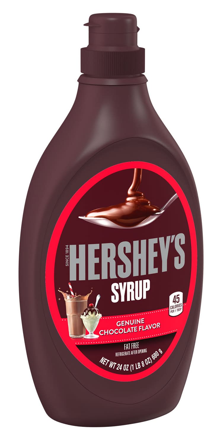 Hershey's Genuine Syrup, Chocolate (24 oz)