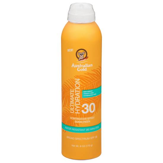 Australian Gold Ultimate Hydration Spf 30 Spray Sunscreen