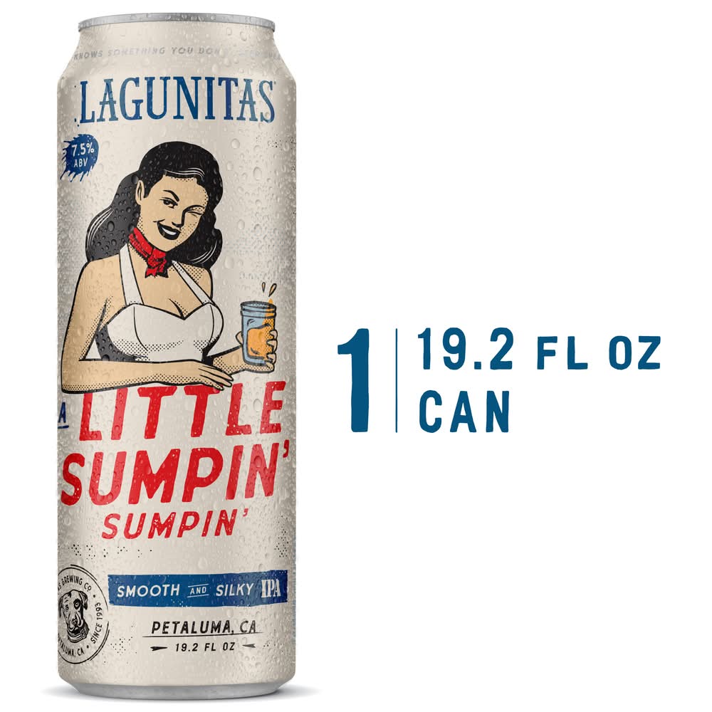 Lagunitas Smooth & Silky Little Sumpin Ipa Beer (19.2 fl oz)