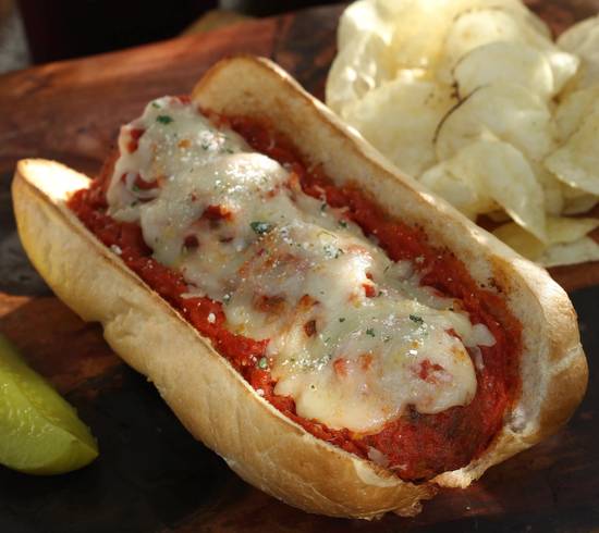 Meatball Parmigiana Sub