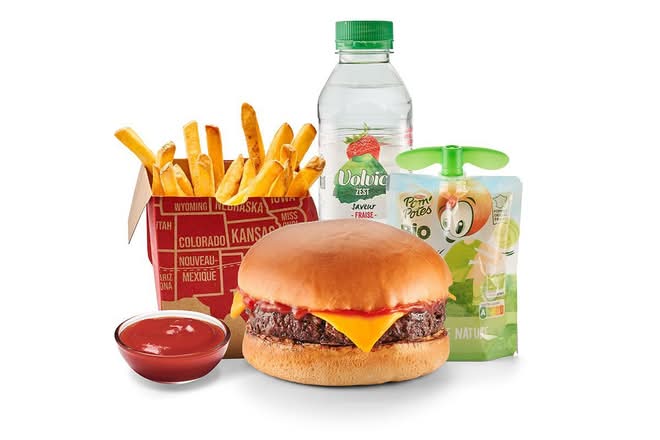 Menu Kids Cheeseburger 🇫�🇷 🍔 🍟
