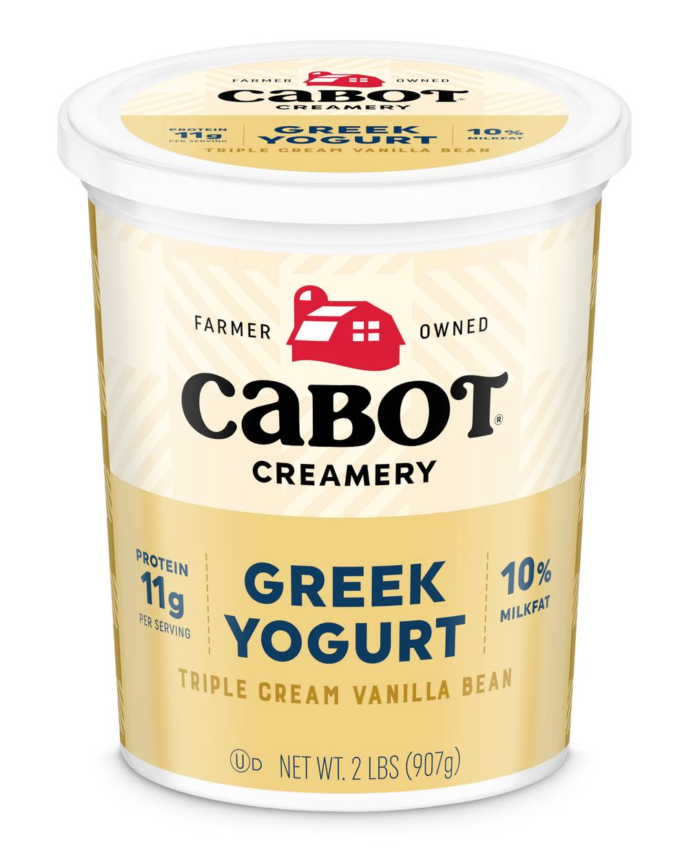 Cabot Triple Cream Vanilla Bean Greek Yogurt (2 lbs)