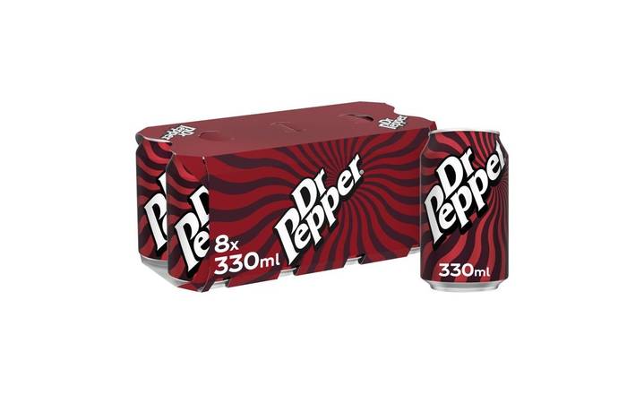 Dr Pepper 8 x 330ml Cans (399410)