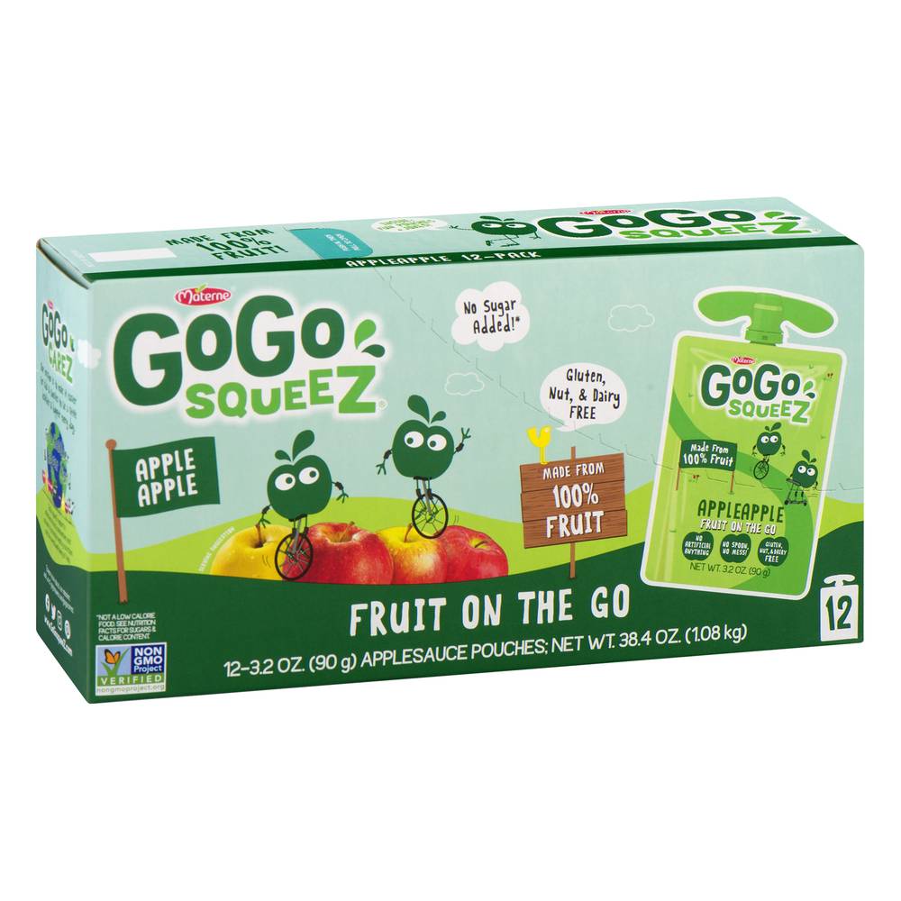 Gogo Squeez Fruit on the Go Applesauce Pouches