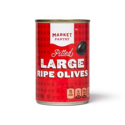 Market Pantry Pitted Large Ripe Olives