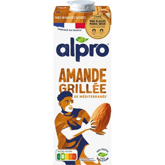 Alpro - Lait d'amande avec calcium et vitamines ajoutés (1L )
