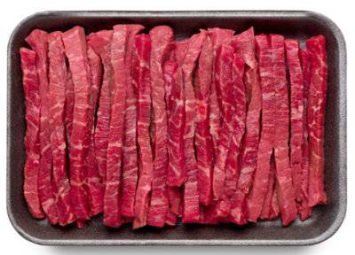 Beef Round Stir Fry Strips Usda Choice - 1 Lb