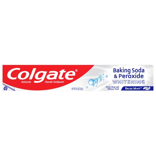 Colgate Baking Soda & Peroxide Whitening Brisk Mint Toothpaste
