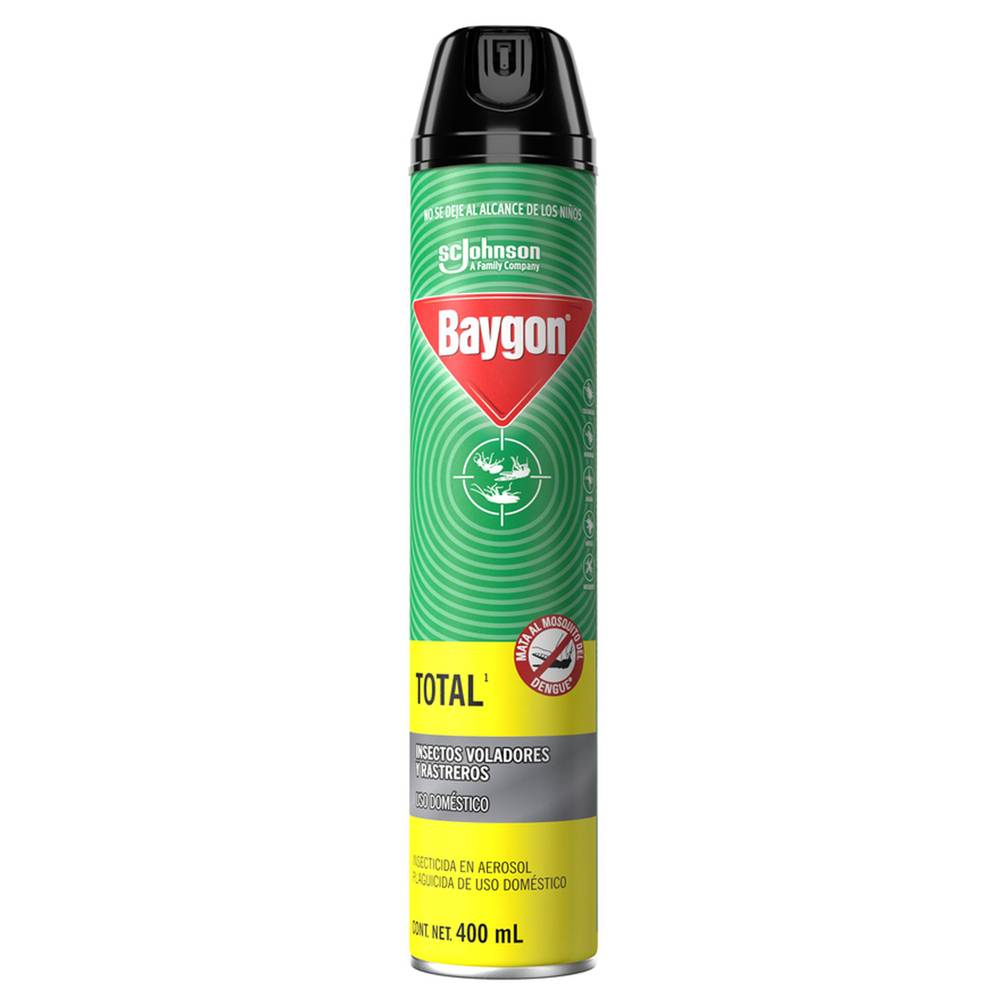 Baygon · Insecticida en aerosol total (400 ml)