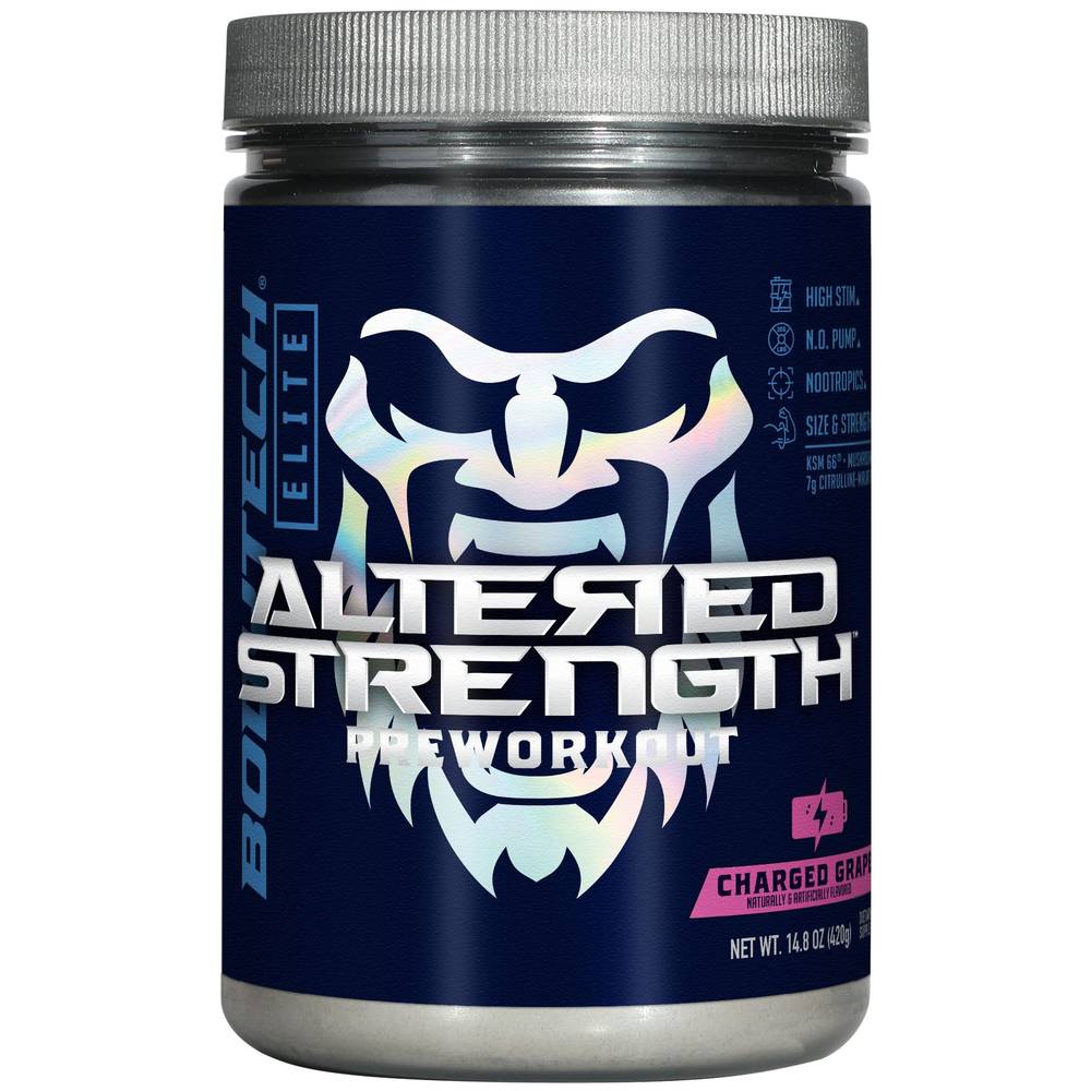 Altered Strength Pre-Workout With Nootropics – Charged Grape (14.8 Oz./30 Servings)