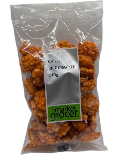 The Market Grocer Rice Crackers Spicy (150g)