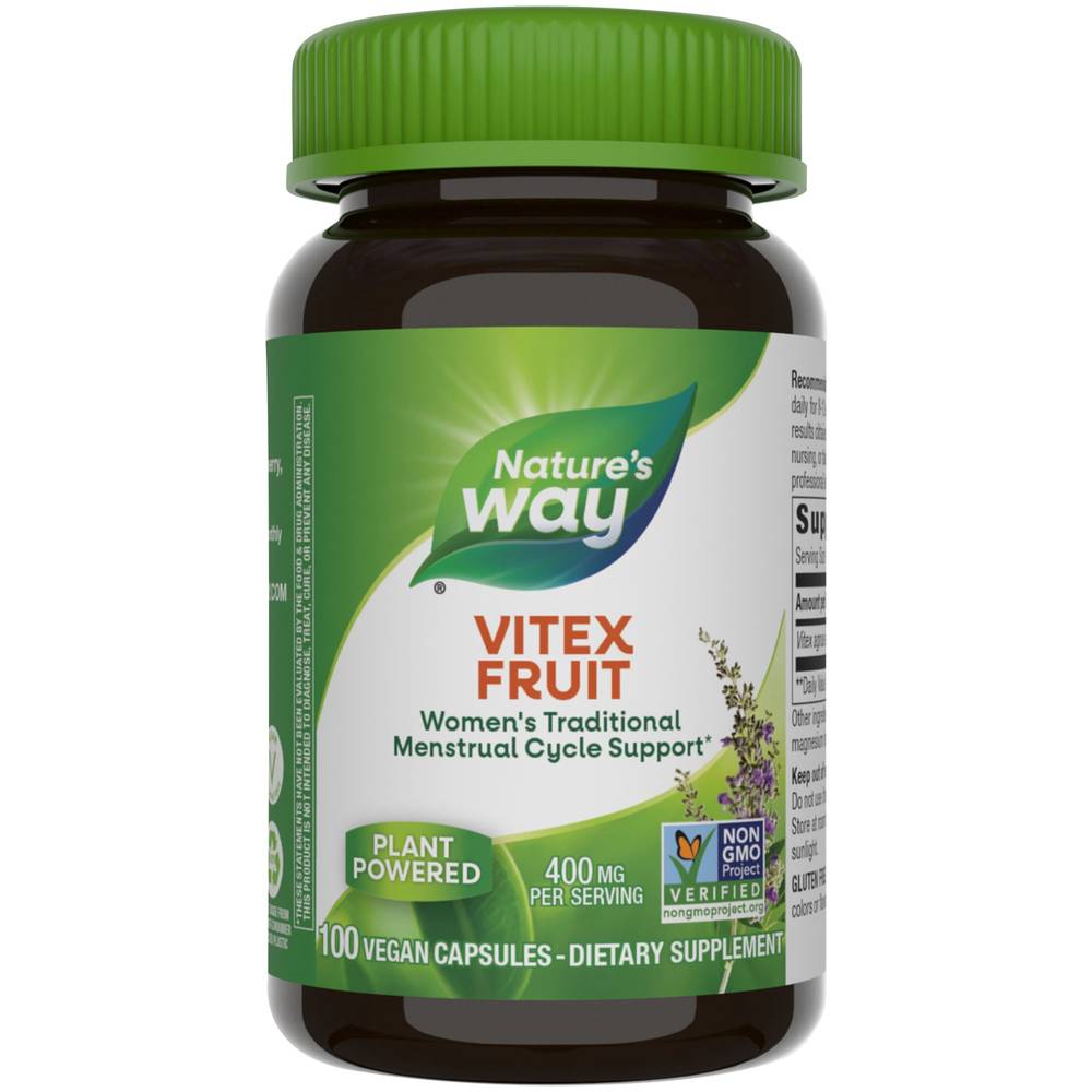 Vitex Fruit For Women - 400 Mg (100 Capsules)
